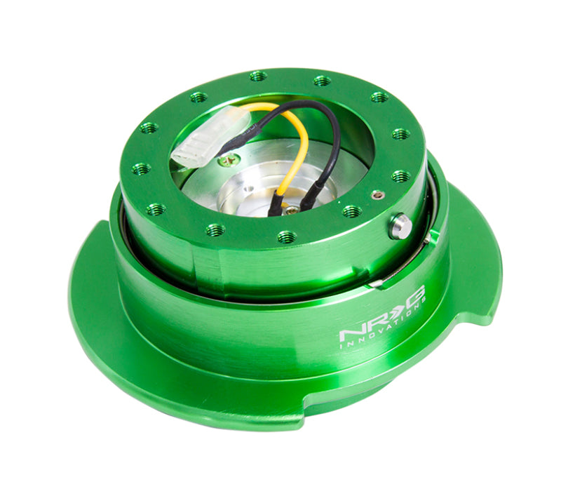 NRG Quick Release Kit Gen 2.5 - Green Body / Titanium Chrome Ring SRK-250GN