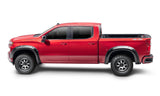 Bushwacker 22-23 Chevrolet Silverado 1500 (Ex. ZR2) Pocket Style Fender Flares 2pc Front - Black 40173-02