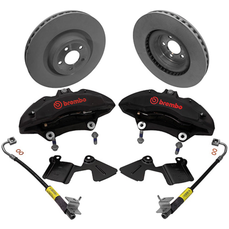 Ford Racing 2015-2016 Mustang Performance Pack 6 Piston Front Brake Upgrade Kit M-2300-V