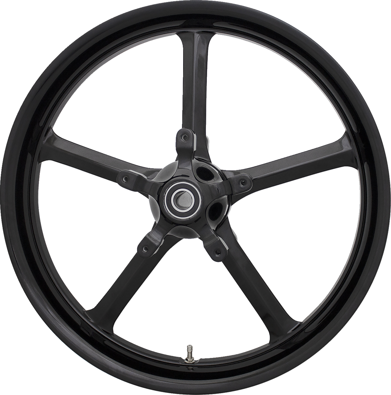 COASTAL MOTO Front Wheel - Rockstar - Dual Disc/No ABS - Black - 21"x3.25" - FL 1502-ROC-213-B