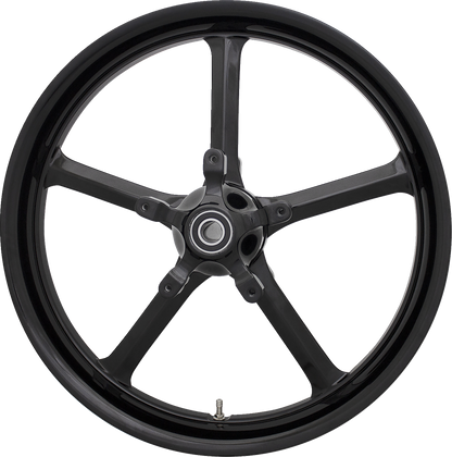 COASTAL MOTO Front Wheel - Rockstar - Dual Disc/No ABS - Black - 21"x3.25" - FL 1502-ROC-213-B