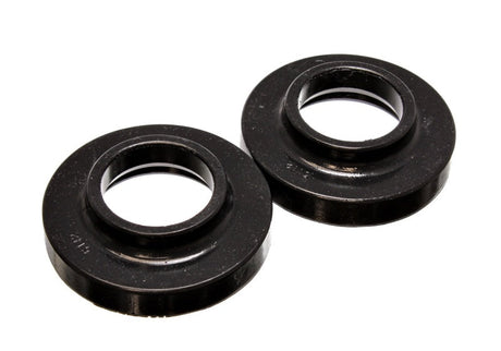 Energy Suspension 97-06 Jeep Wrangler TJ Black Front Spring Pad Set 2.6101G