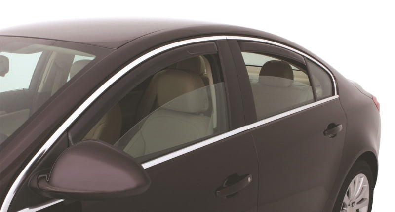 AVS 11-17 Buick Regal Ventvisor In-Channel Front & Rear Window Deflectors 4pc - Smoke 194275
