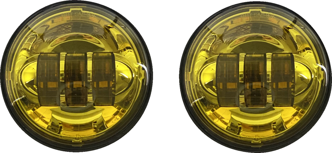 CUSTOM DYNAMICS 4-1/2" Passing Lamps - LED - Yellow CD-45-Y