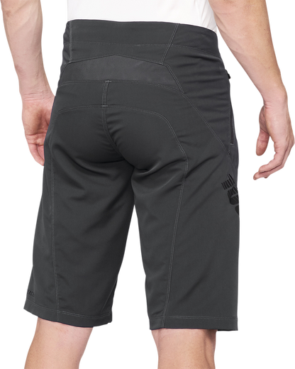 100% Airmatic Shorts - Charcoal - US 34 40021-00017