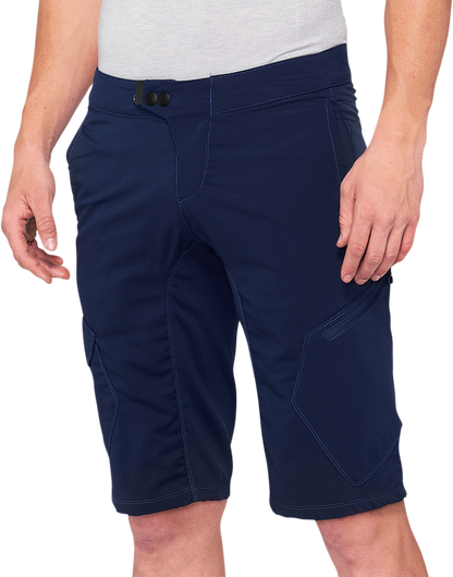 100% Ridecamp Shorts - Navy - US 36 40029-00025