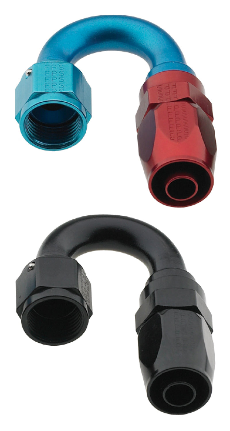 Fragola -8AN x 180 Degree Pro-Flow Hose End - Black 231808-BL