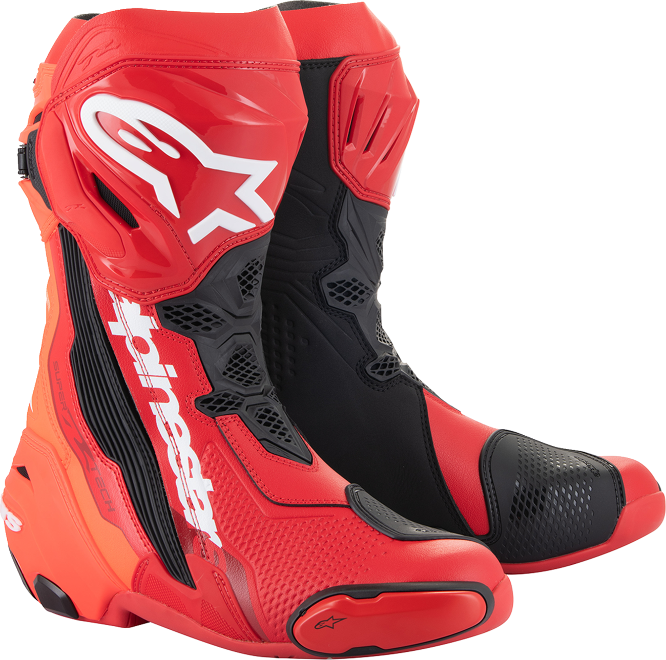 ALPINESTARS Supertech R Boots - Red - US 12 / EU 47 2220021-3029-47