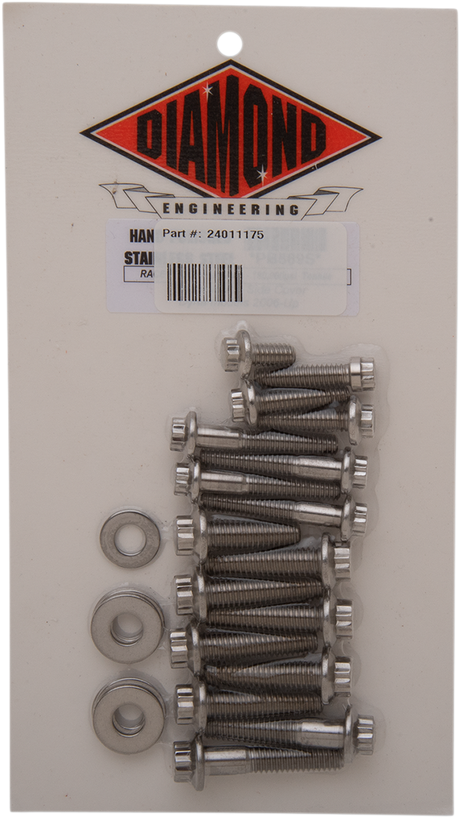 DIAMOND ENGINEERING Bolt Kit - 12-Point - Side Cover PB569S