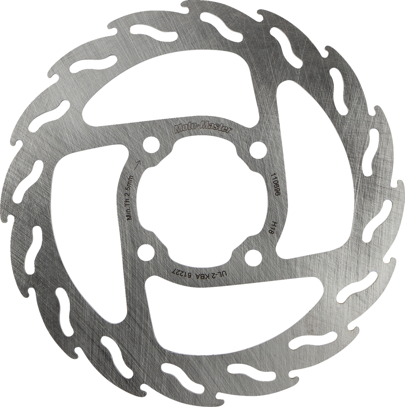 MOTO-MASTER Brake Rotor - Rear - Flame 110696-PU