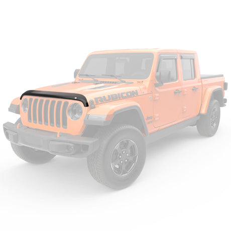 EGR Jeep 2018+ Wrangler / 2020+ Gladiator Superguard Hood Shield - Dark Smoke (305251) 305251