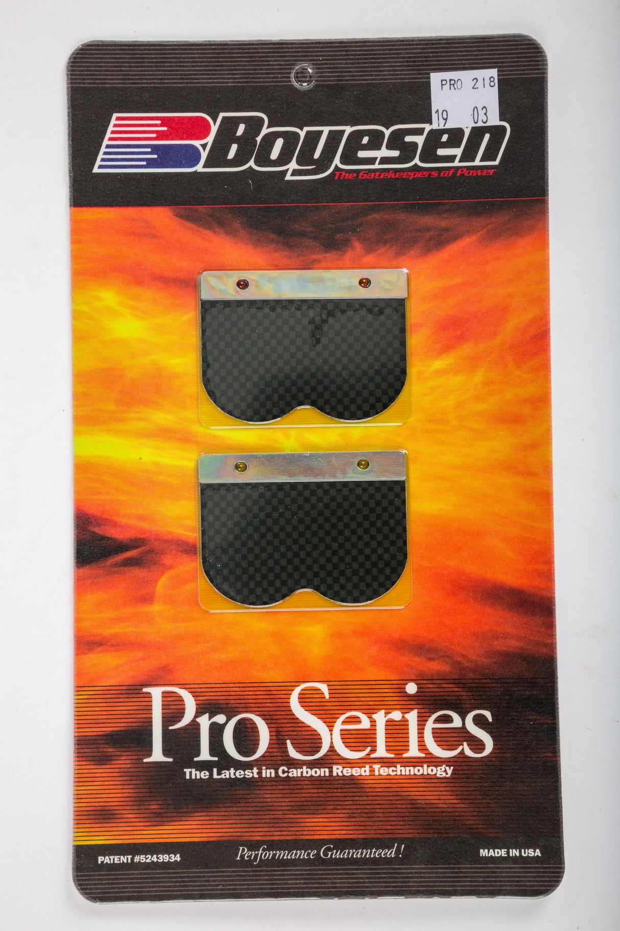 BOYESEN Pro Series Reeds PRO-218