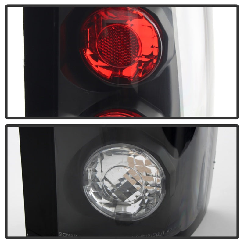 Spyder Chevy C/K Series 1500/2500 88-98/GMC Sierra 88-98 Euro Style Tail Lights Blk ALT-YD-CCK88-BK 5001283