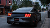Corsa 2015 Ford Mustang GT 5.0 3in Cat Back Exhaust Black Dual Tips (Sport) 14332BLK