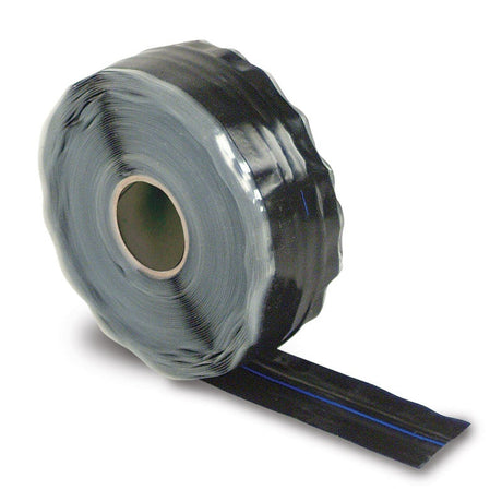 DEI Fire Tape 1in x 36ft Roll - Self Vulcanizing Tape - Black 10476