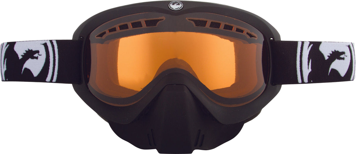 DRAGON Mdx Snow Goggle Coal W/Amber Lens 267276438006~DUP