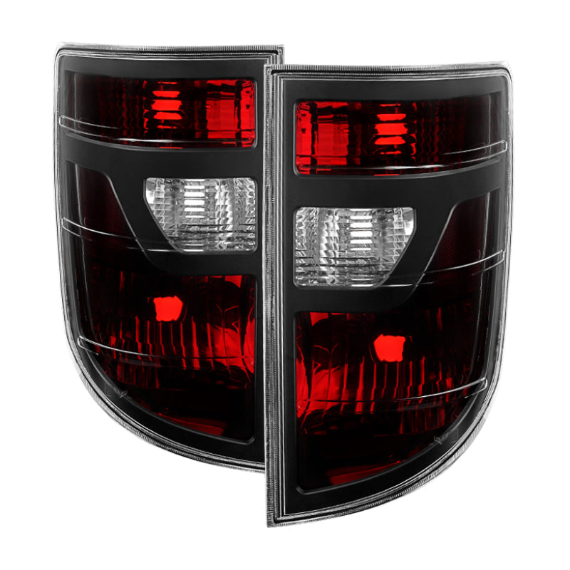 Xtune Honda Ridgeline Pickup 06-08 OEM Style Tail Lights Red Smoked ALT-JH-HRID06-OE-RSM 9033193