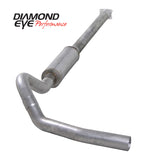 Diamond Eye KIT 4in CB SGL MFLR RPLCMENT PIPE SS 01-05 CHEVY/GMC 6.6L 2500/3500 K4110S-RP