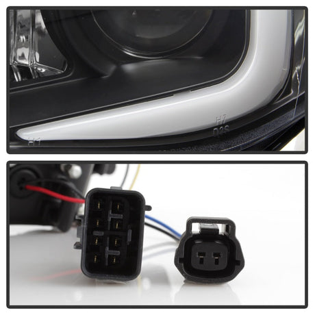 Spyder Subaru WRX 08-09 Projector Headlights - HID Model Only - Black PRO-YD-SWRX08-HID-LBDRL-BK 5083937