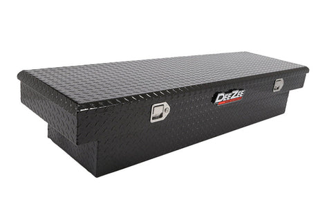 Deezee Universal Tool Box - Red Crossover - Single Lid Black BT Full Size DZ 8170B