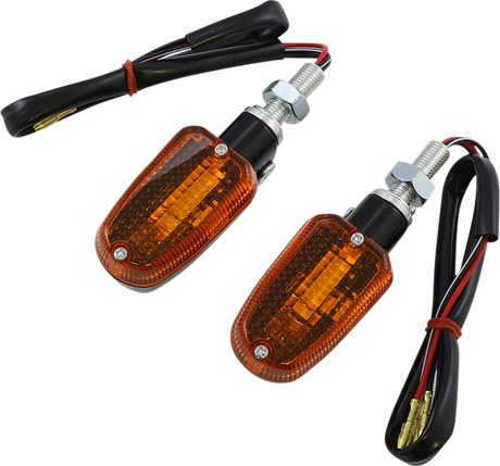 K&S TECHNOLOGIES Marker Light - Dual Filament - Black/Amber 25-8301BK