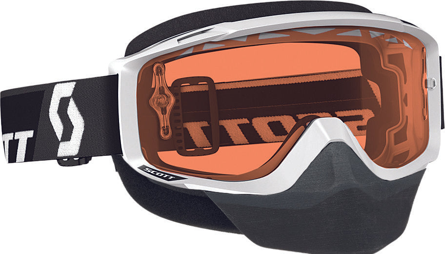 SCOTT Split Otg Snocross Goggle White W/Amp Rose Lens 233687-0002108