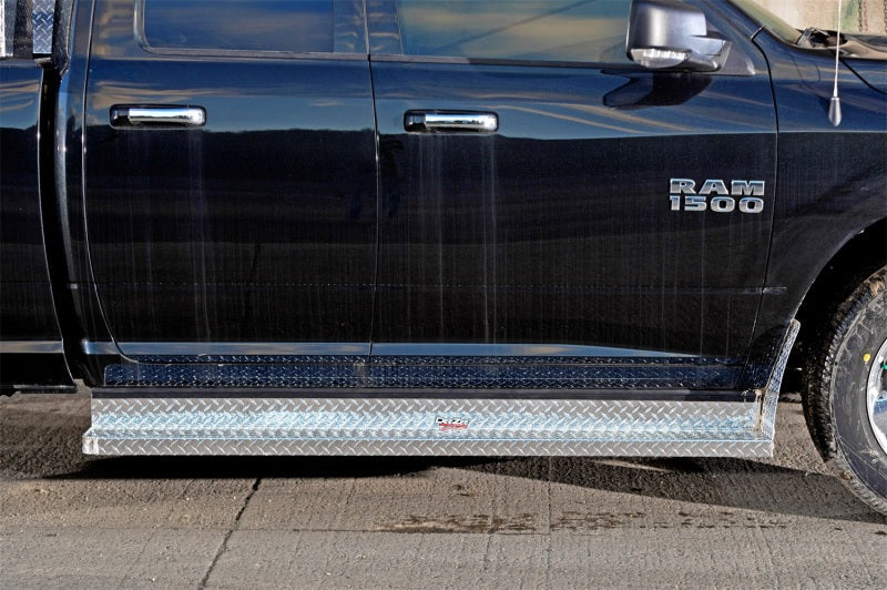Deezee 08-14 Ford Econoline/E-Series Van Running Board Cab Section Brite-Tread Aluminum (Front Door) DZ 2045