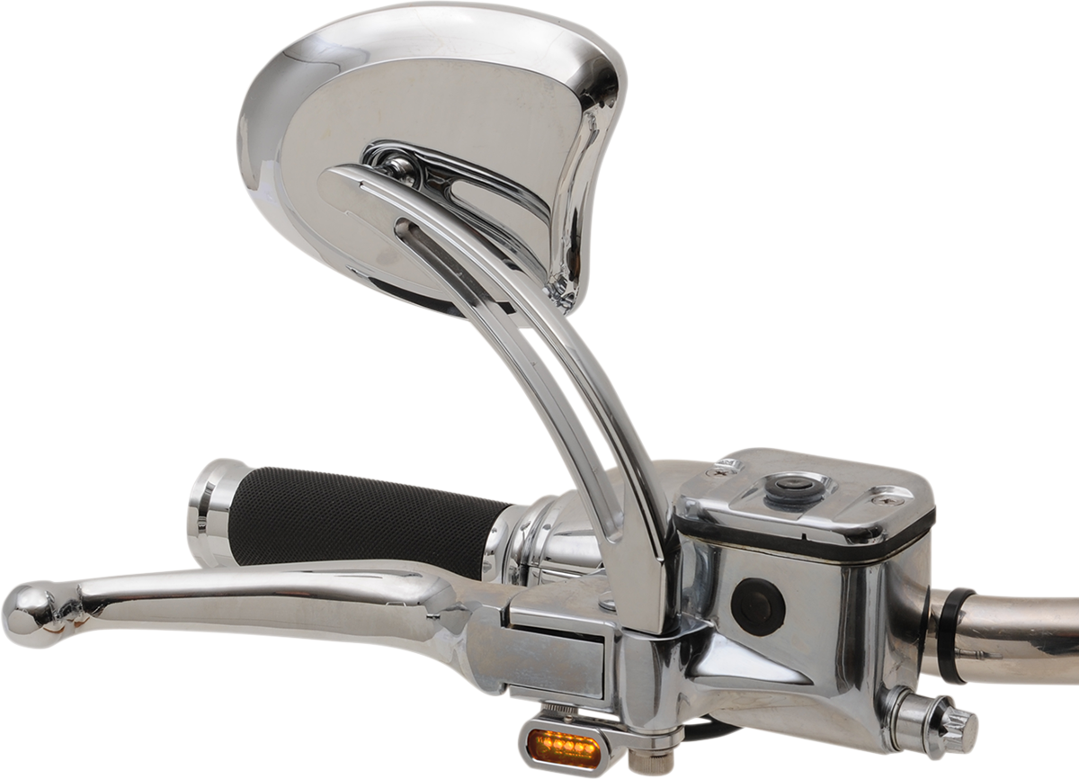 DRAG SPECIALTIES Luces de marcador LED para manillar - Embrague hidráulico - Cromo/Ahumado L22-0229CMENU