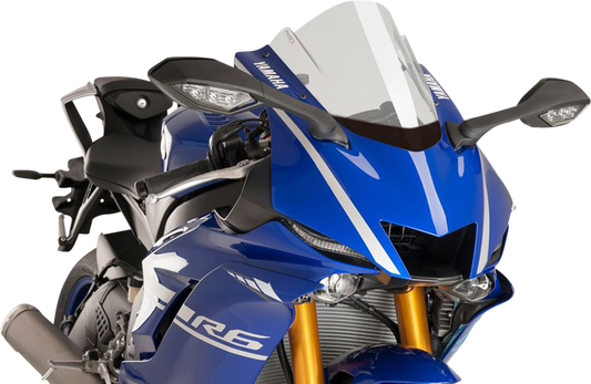 PUIG HI-TECH PARTS Race Windscreen - Clear - Yamaha 9723W