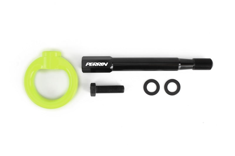 Perrin 2022+ BRZ/GR86 Tow Hook Kit (Front) - Neon Yellow PSP-BDY-236NY
