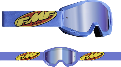 FMF Youth PowerCore Goggles - Core - Cyan - Blue Mirror F-50055-00005 2601-3187