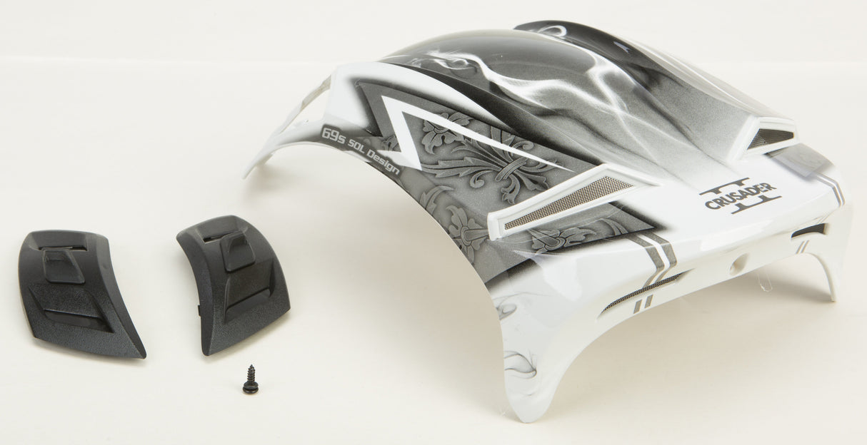 GMAX Gm-69/S Crusader Ii Top Vent White/Dark Silver G069018