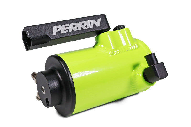 Perrin 22-23 Subaru WRX Air Oil Separator - Neon Yellow PSP-ENG-611NY