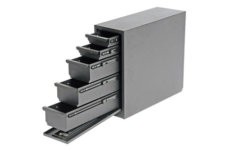 Deezee Universal Tool Box - Wheel Well Box With Drawers (Steel) DZ 95D