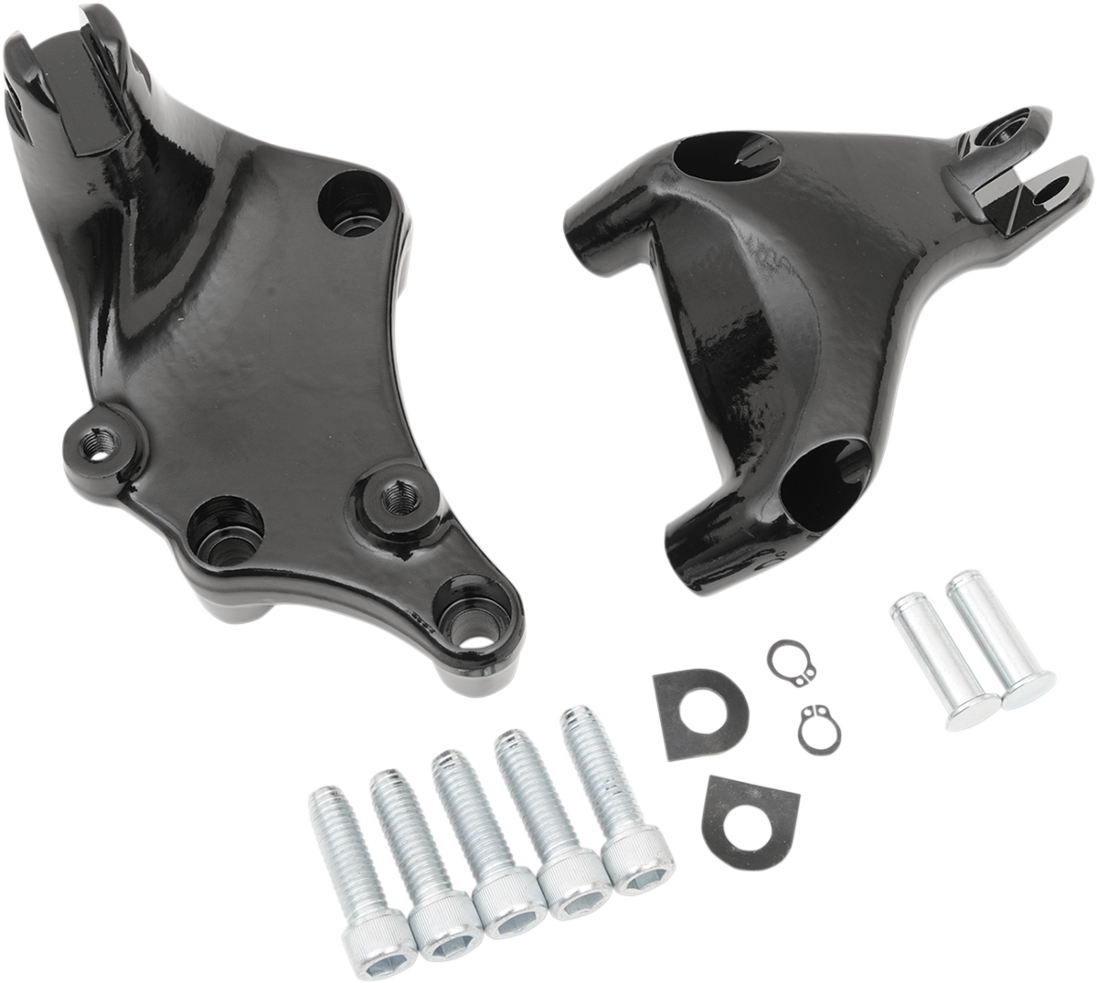 DRAG SPECIALTIES Soporte de clavija del pasajero - Negro P17-0412B