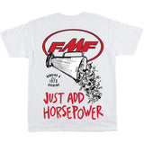 FMF Tee Horsepower Wht 2x SP26118909WHT2X