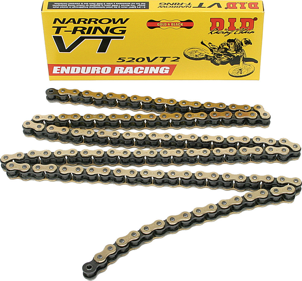 D.I.D Enduro Racing 520vt2-112 X-Ring Chain Gold 520VT2-112