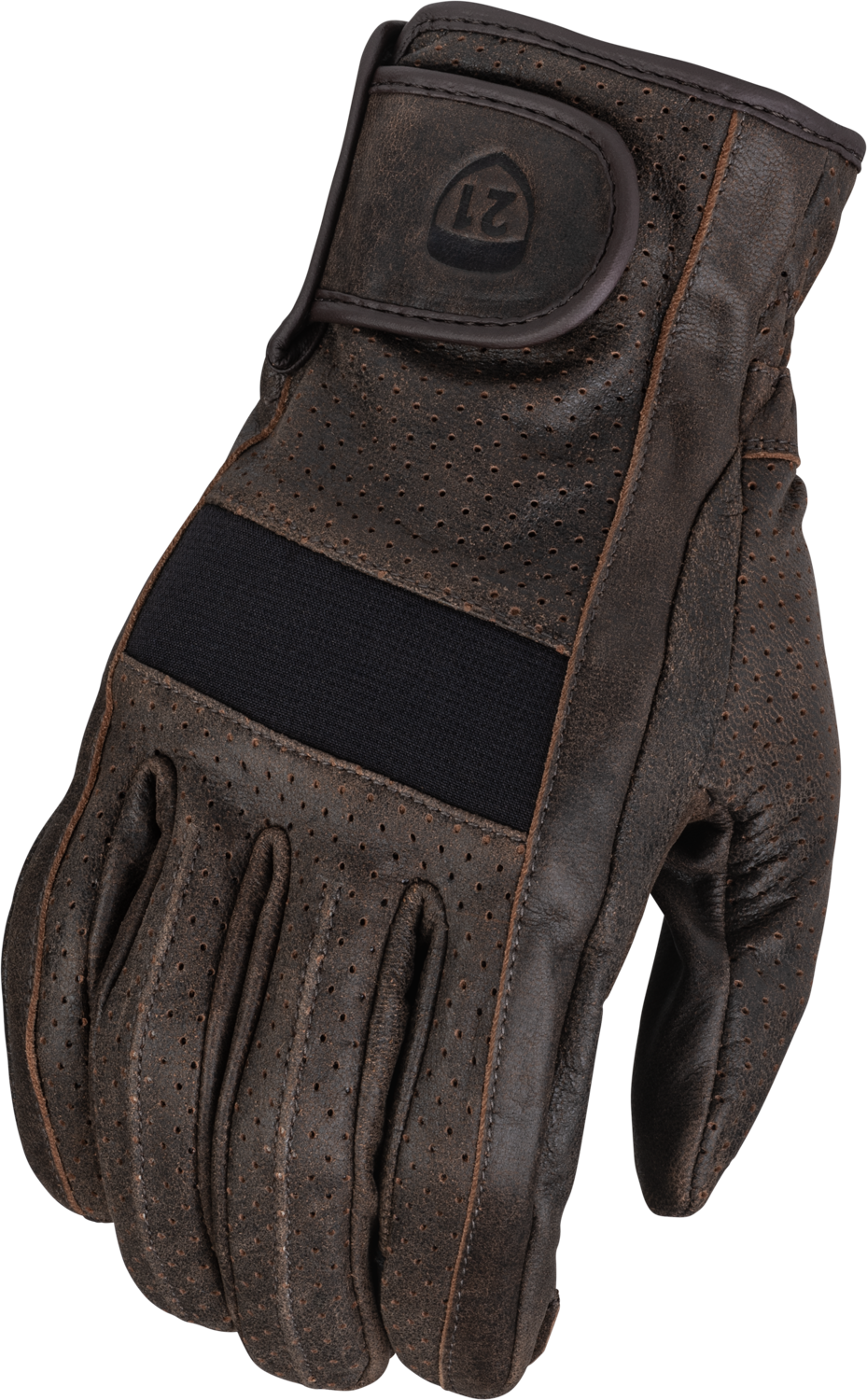 HIGHWAY 21 Jab Perforated Gloves Brown 4x 489-00434X