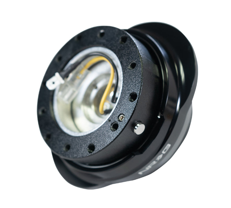 NRG Quick Release Gen 2.2 - Black Body / Shiny Black Oval Ring SRK-220BK