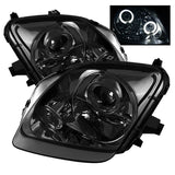 Spyder Honda Prelude 97-01 Projector Headlights LED Halo Smoke High H1 Low H1 PRO-YD-HP97-HL-SM 5011053