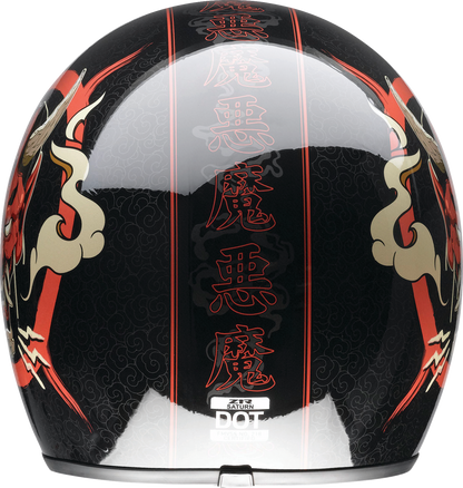 Z1R Saturn Helmet - Devilish - Gloss Black/Red - XS 0104-2876