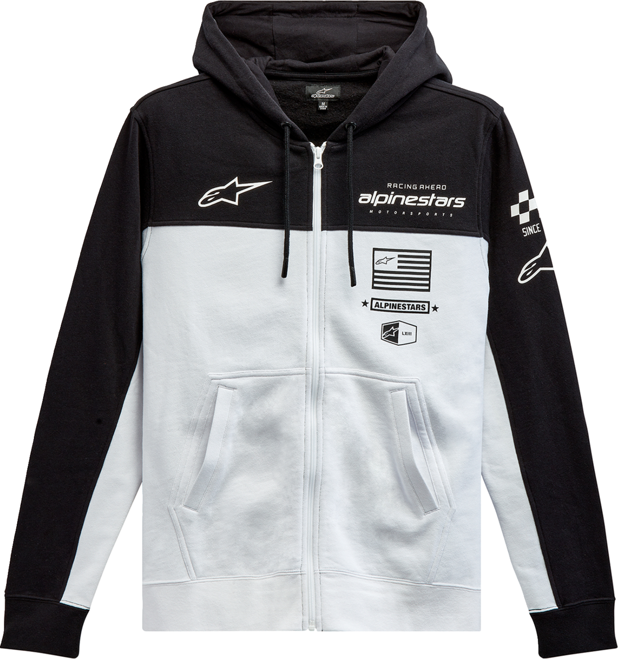 ALPINESTARS H Block Hoodie - Black/White - 2XL 12135107010202X