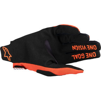 ALPINESTARS Radar Pro MX Gloves - Hot Orange - Large 3560325-420-L