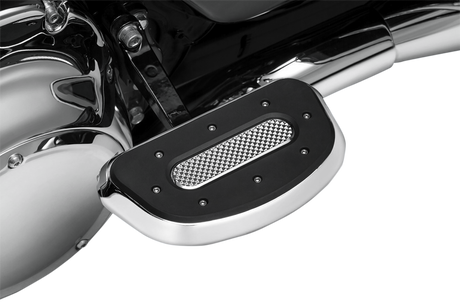 KURYAKYN Heavy Industry Floorboards - Passenger - Chrome 7043
