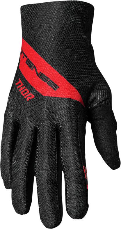 THOR Intense Dart Gloves - Black/Red - Medium 3360-0052