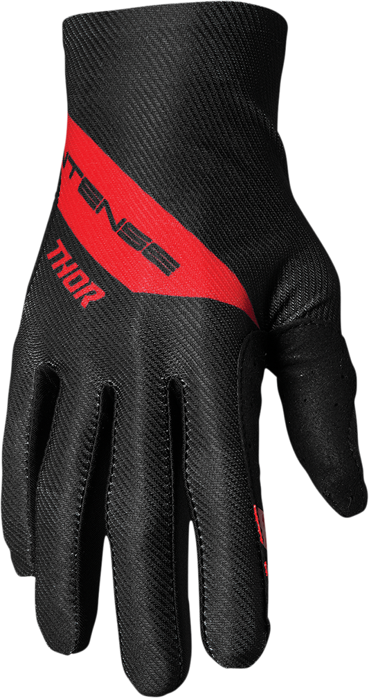 THOR Intense Dart Gloves - Black/Red - Medium 3360-0052