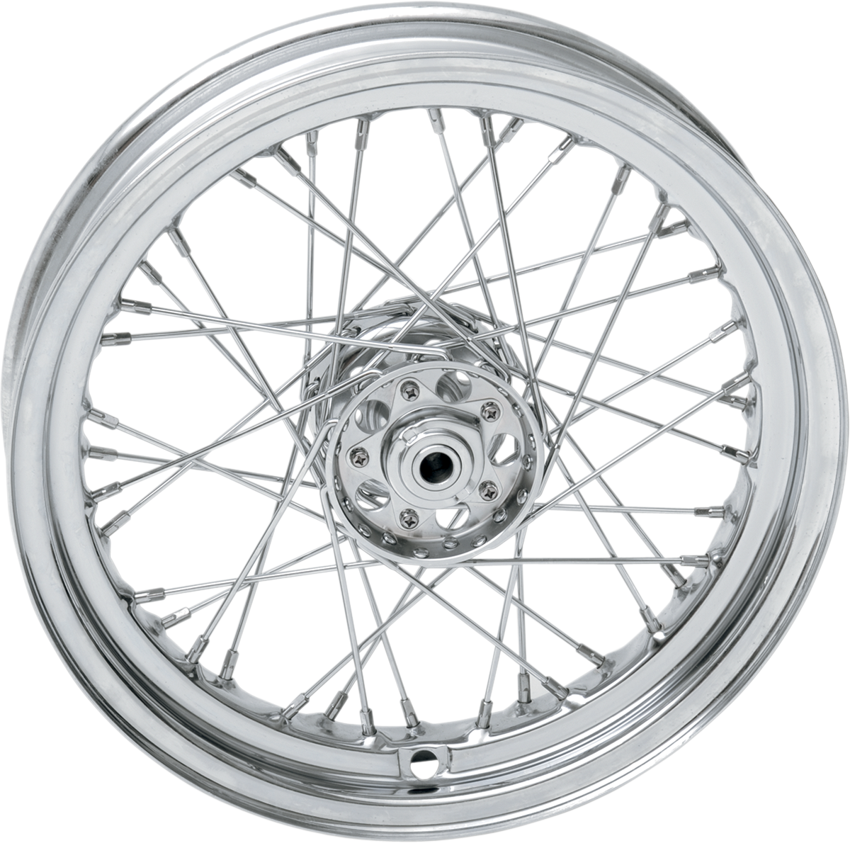 DRAG SPECIALTIES Front/Rear Wheel - Single Disc/No ABS - Chrome - 16"x3.00" - '36-'66 FL 64440