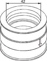 Parts Unlimited Carburetor Flange - Ski-Doo 07-100-10