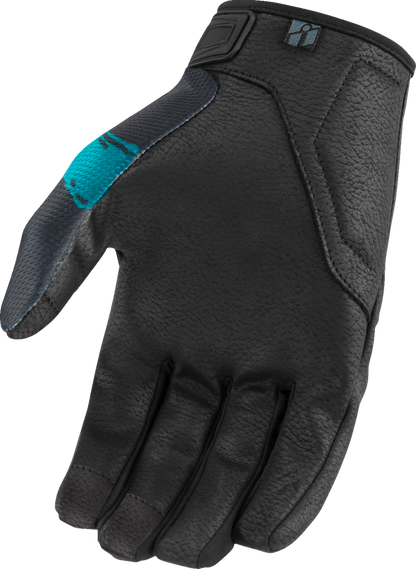 ICON Hooligan™ Munchies Gloves - Teal - Large 3301-4798