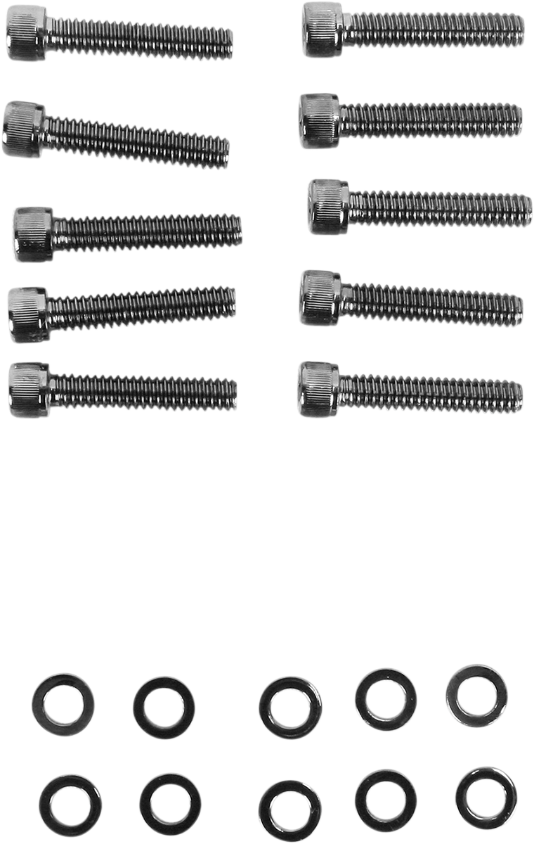 DRAG SPECIALTIES Bolt Kit - Knurled - Camshaft Cover MK373BK